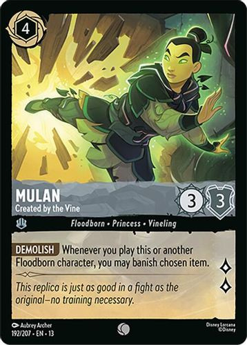 [LOR13-192/207](C) Mulan - Created by the Vine (Foil)