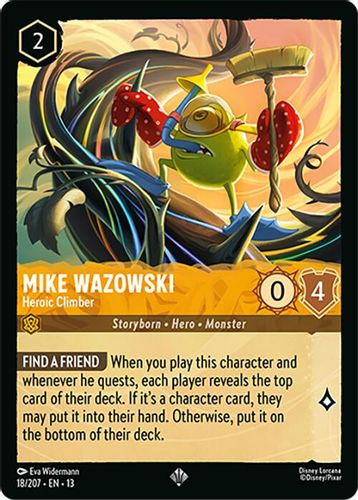 [LOR13-018/207](SR) Mike Wazowski - Heroic Climber