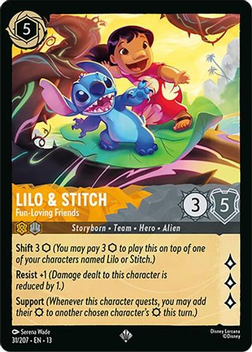 [LOR13-031/207](SR) Lilo & Stitch - Fun-Loving Friends