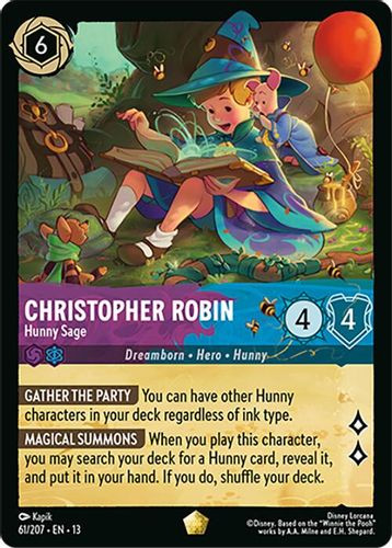 [LOR13-061/207](L) Christopher Robin - Hunny Sage