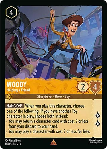 [LOR13-001/207](R) Woody - Helping a Friend (Foil)