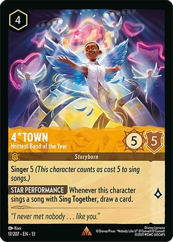 [LOR13-017/207](R) 4 Town - Hottest Band of the Year (Foil)