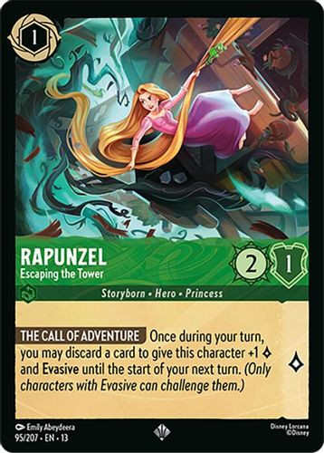 [LOR13-095/207](SR) Rapunzel - Escaping the Tower (Foil)