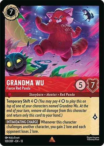 [LOR13-120/207](R) Grandma Wu - Fierce Red Panda (Foil)