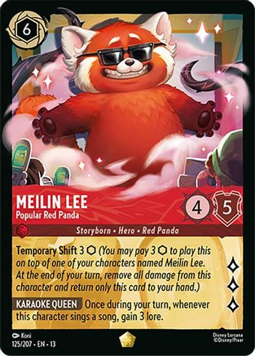 [LOR13-125/207](L) Meilin Lee - Popular Red Panda (Foil)