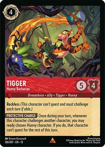 [LOR13-126/207](R) Tigger - Hunny Barbarian (Foil)