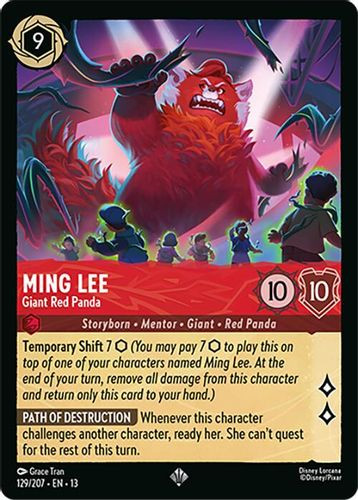 [LOR13-129/207](SR) Ming Lee - Giant Red Panda (Foil)