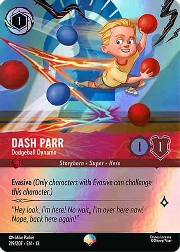 [LOR13-219/207](EP) Dash Parr - Dodgeball Dynamo (Foil)