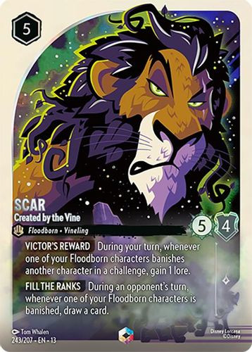 [LOR13-243/207](E) Scar - Created by the Vine (Foil)