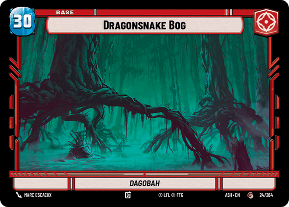 [08-ASH-EN-0024//T02](C) Dragonsnake Bog // Advantage