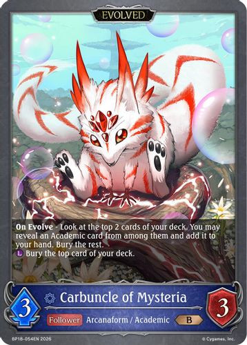 [BP18-054EN](B) Carbuncle of Mysteria (Evolved)