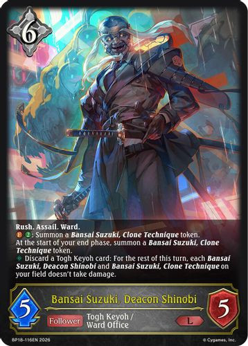 [BP18-116EN](L) Bansai Suzuki, Deacon Shinobi