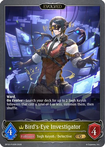 [BP18-P10EN](PG) Bird's-Eye Investigator (Evolved) (Premium Foil)