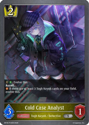 [BP18-P12EN](PS) Cold Case Analyst (Premium Foil)