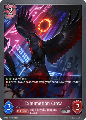 [BP18-P35EN](PS) Exhumation Crow (Premium Foil)