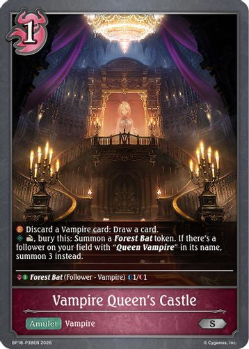 [BP18-P38EN](PS) Vampire Queen's Castle (Premium Foil)