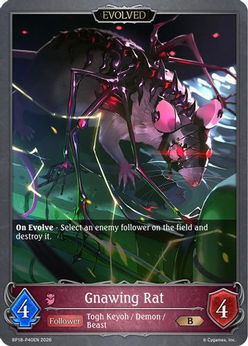 [BP18-P40EN](PB) Gnawing Rat (Evolved) (Premium Foil)