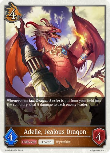 [BP18-P55EN](PT) Adelle, Jealous Dragon (Premium Foil)