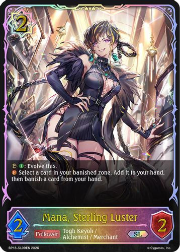 [BP18-SL09EN](SL) Mana, Sterling Luster (Super Legendary)