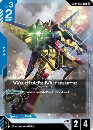 [GD05-003](R) Waldfeld's Murasame {Foil}