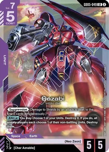 [GD05-049](LR) Sazabi {Foil}