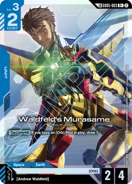 [GD05-003](R+) Waldfeld's Murasame {LK} {GD05} {Foil}
