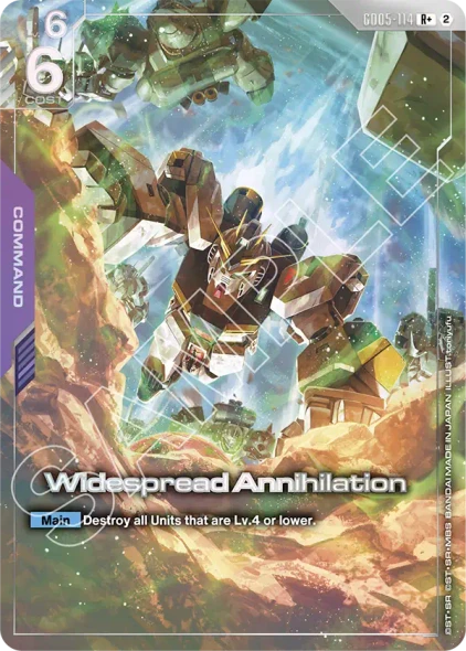[GD05-114](R+) Widespread Annihilation {Alt Art} {Foil}
