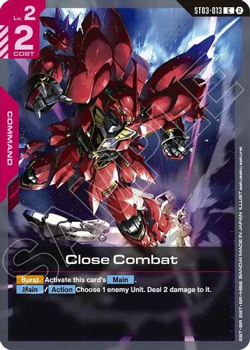 [ST03-013](C) Close Combat {SC01 Ver.} {Block 2}