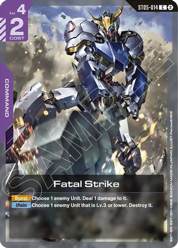 [ST05-014](C) Fatal Strike {SC01 Ver.} {Block 2}
