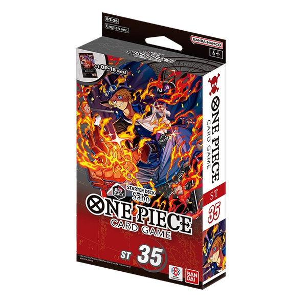 One Piece Starter Deck ST-35 (Black-Red) Sabo