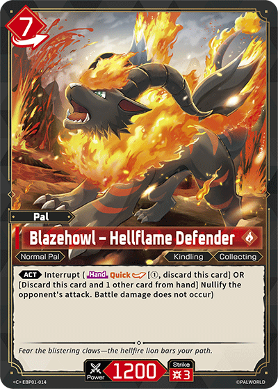[EBP01-014](C) Blazehowl - Hellflame Defender