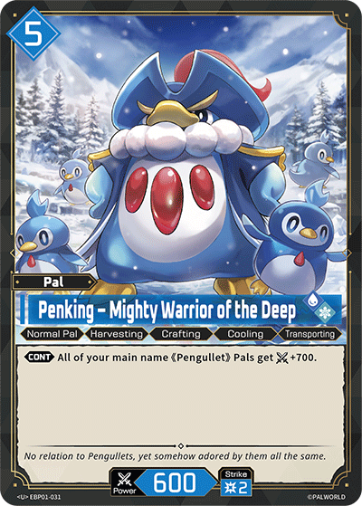 [EBP01-031](U) Penking - Mighty Warrior of the Deep