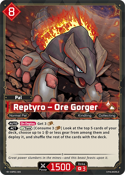 [EBP01-005](R) Reptyro - Ore Gorger {Foil}