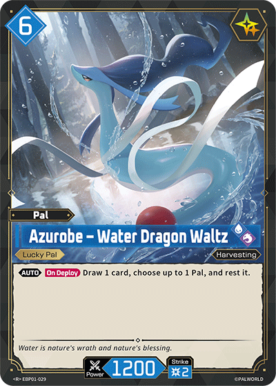 [EBP01-029](R) Azurobe - Water Dragon Waltz {Foil}