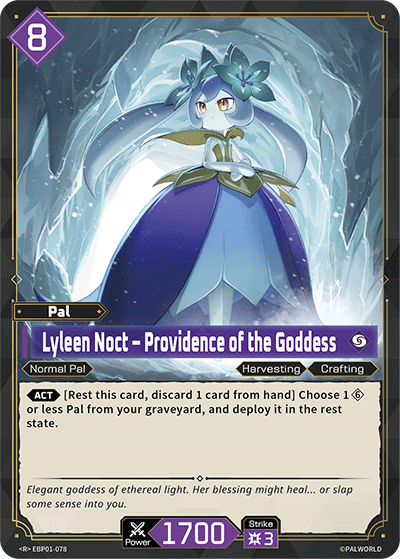[EBP01-078](R) Lyleen Noct - Providence of the Goddess {Foil}