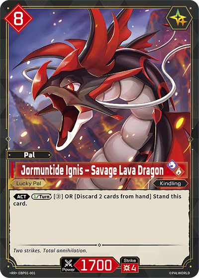 [EBP01-001](RR) Jormuntide Ignis - Savage Lava Dragon {Foil}
