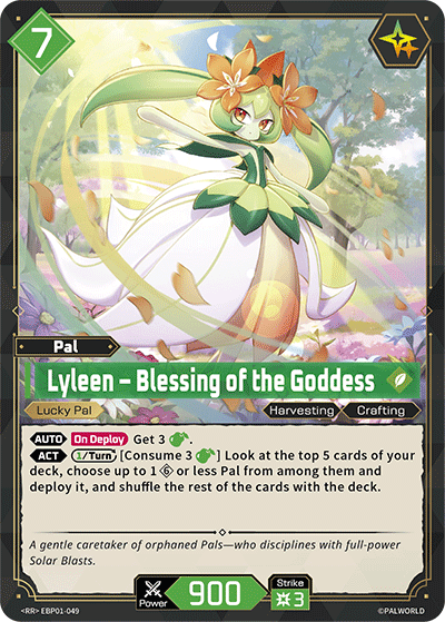 [EBP01-049](RR) Lyleen - Blessing of the Goddess {Foil}