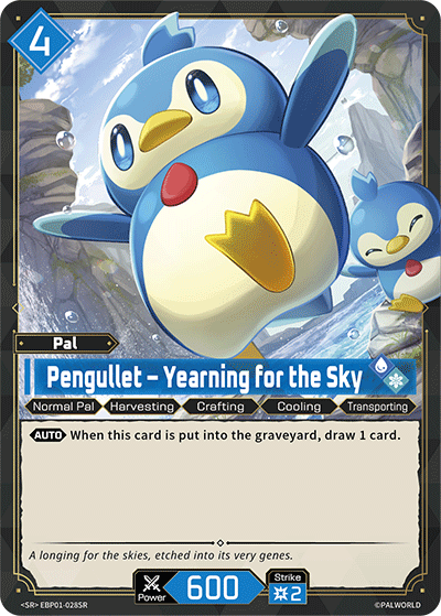 [EBP01-028](SR) Pengullet - Yearning for the Sky {Foil}