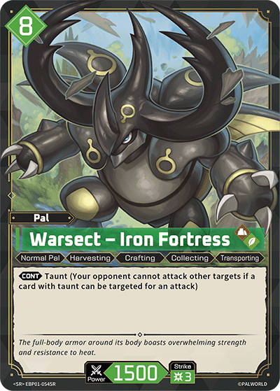[EBP01-054](SR) Warsect - Iron Fortress {Foil}