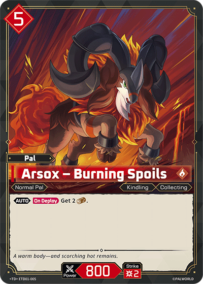 [ETD01-005](TD) Arsox - Burning Spoils
