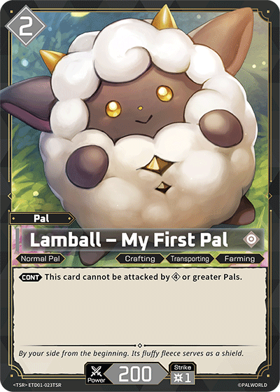 [ETD01-023](TSR) Lamball - My First Pal {Foil}