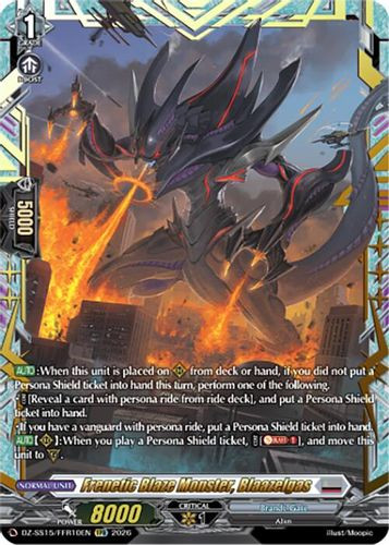 [DZ-SS15/FFR10EN](FFR) Frenetic Blaze Monster, Blaazelgas (FFR)