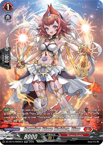 [DZ-SS15/SR09EN](SR) Reunion Blaze Maiden, Rino (SR)