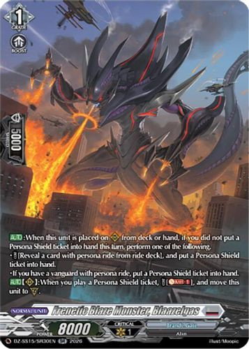 [DZ-SS15/SR30EN](SR) Frenetic Blaze Monster, Blaazelgas (SR)