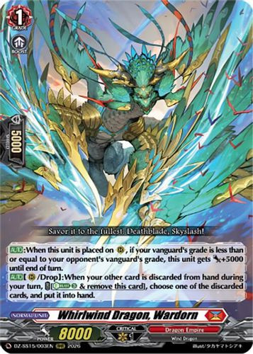 [DZ-SS15/003](RRR) Whirlwind Dragon, Wardorn