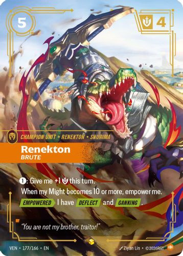 |RB04|[VEN-177/166](ON) Renekton - Brute {Foil}