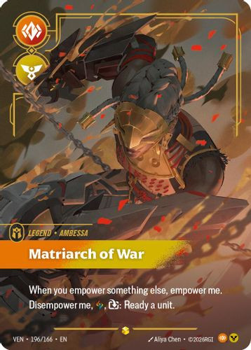 |RB04|[VEN-196/166](ON) Ambessa - Matriarch of War {Foil}
