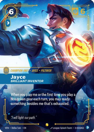 |RB04|[VEN-068a/166](AA) Jayce - Brilliant Inventor {Alt Art} {Foil}