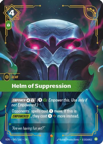|RB04|[VEN-045/166](E) Helm of Suppression {Foil}