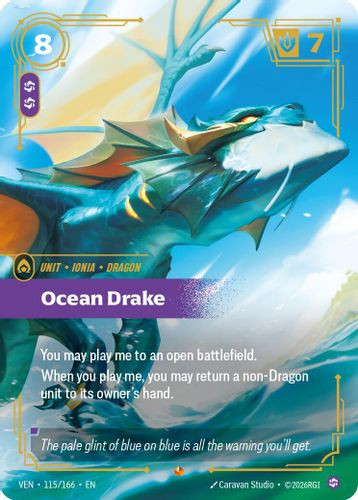 |RB04|[VEN-115/166](E) Ocean Drake {Foil}